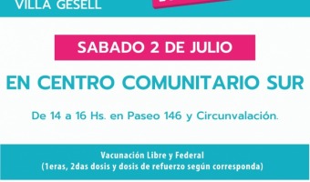 JORNADA  DE VACUNACIN EN EL CENTRO COMUNITARIO SUR